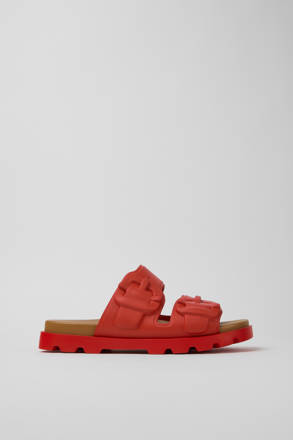 サンダル CAMPER Men Sandals Red K101046-003 BRUTUS SANDAL 0 K101046-003_LF.jpg