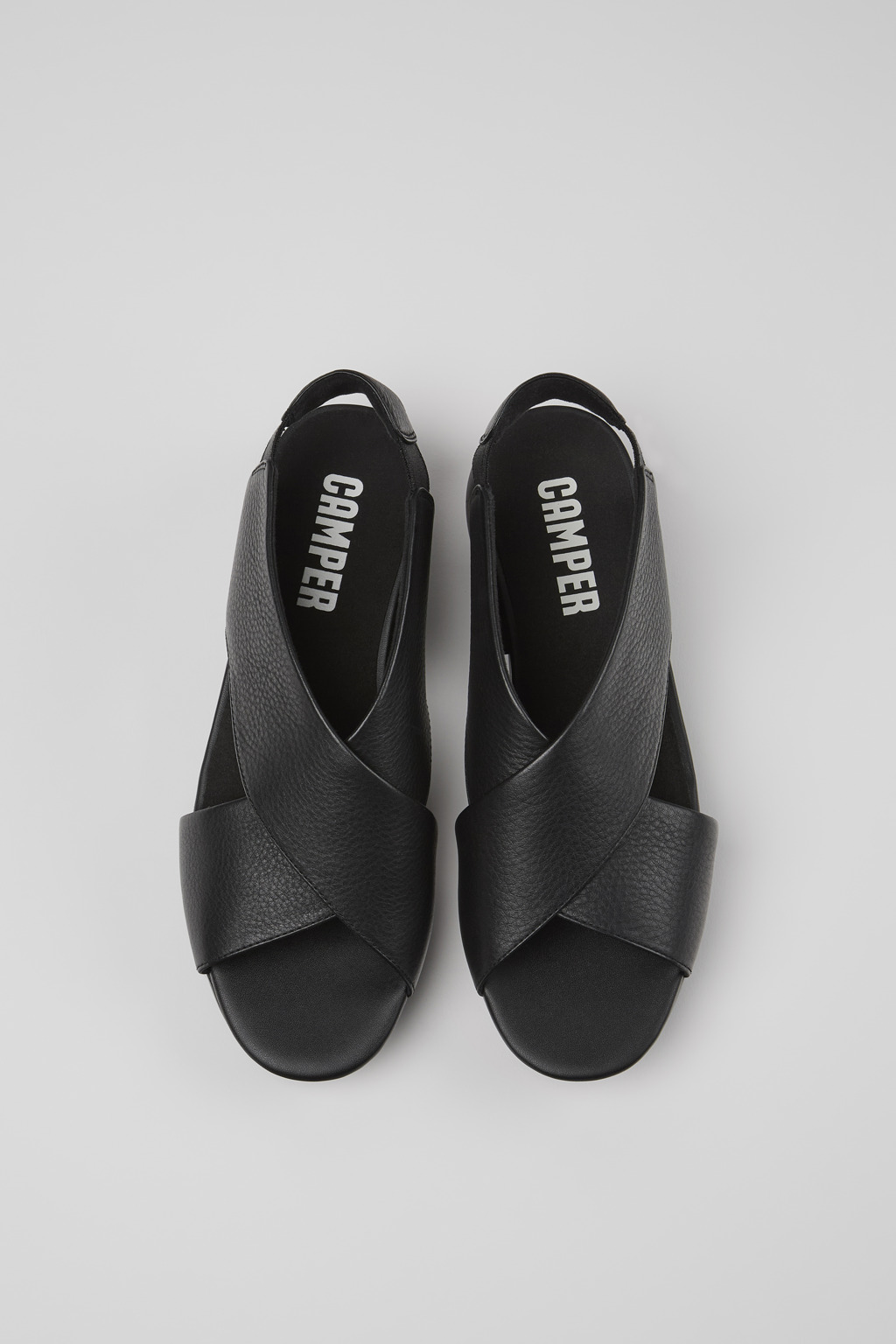 BALLOON Black Sandals for Women - Camper Shoes