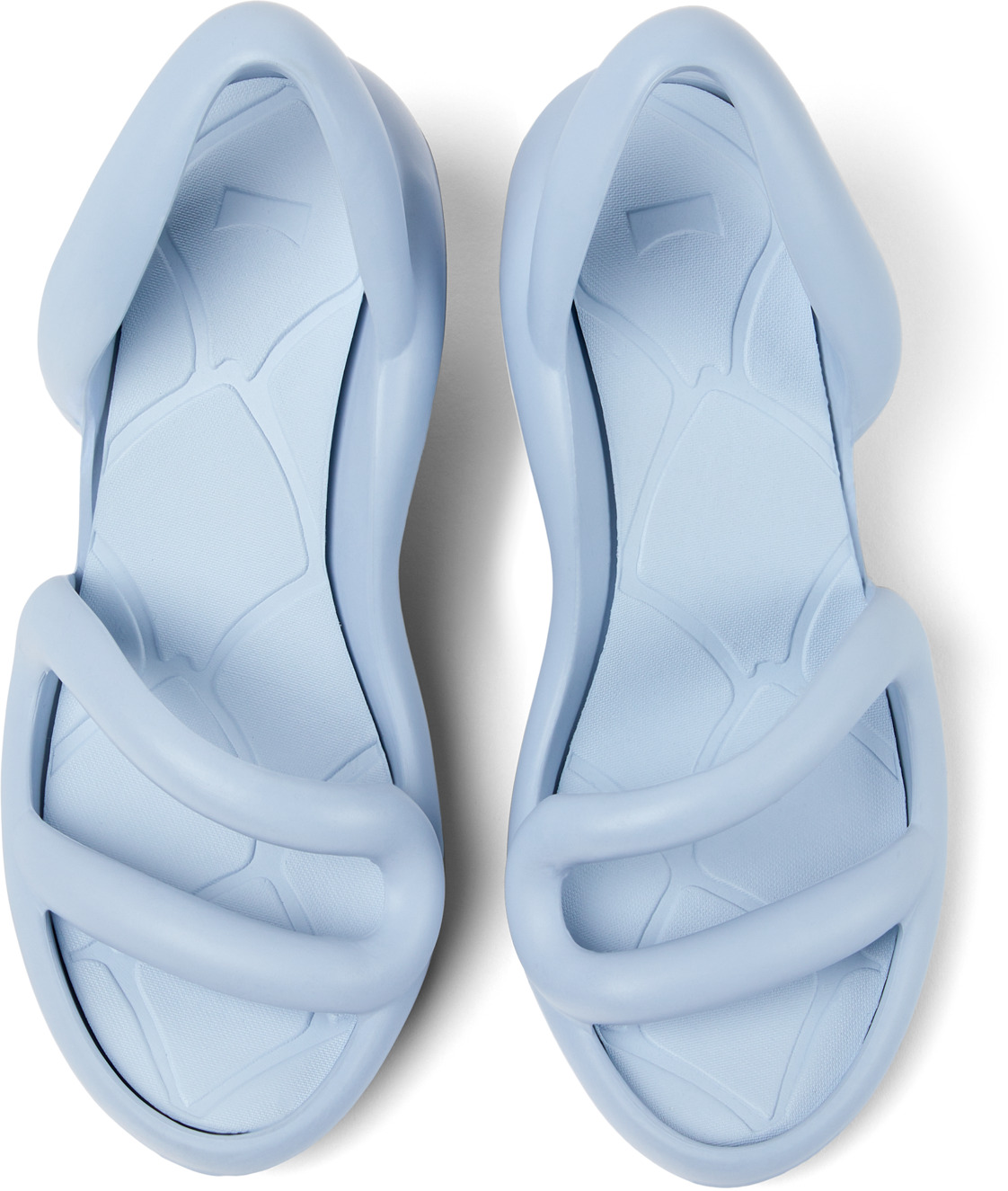 Hidaka　camper KOBARA Kobarah Blue Sandals for Women - Autumn / Winter collection
