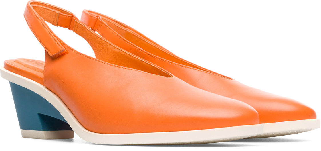 Brooke Orange Formal Shoes for Women Spring Summer collection Camper USA