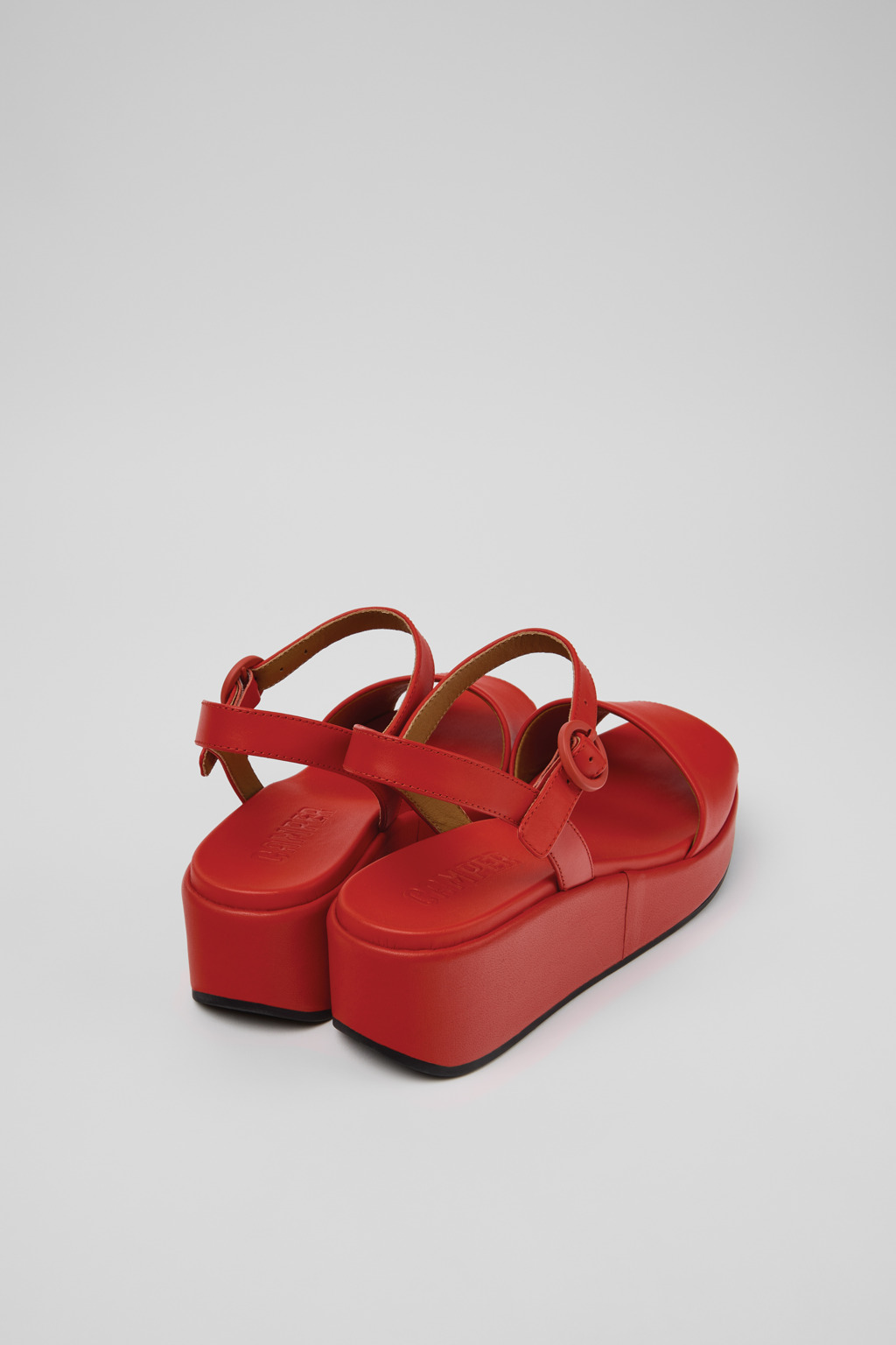 Misia Red Sandals for Women - Autumn / Winter collection - Camper