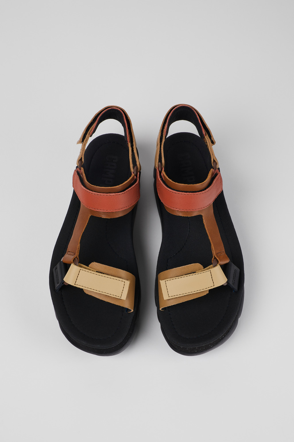新品 Camper Oruga Up カンペール レザーサンダル マルチカラー カンペール CAMPER ORUGA SANDAL / サンダル （マルチカラー