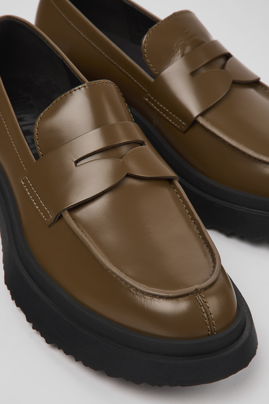 Walden Brown Loafers for Women - Camper Shoes