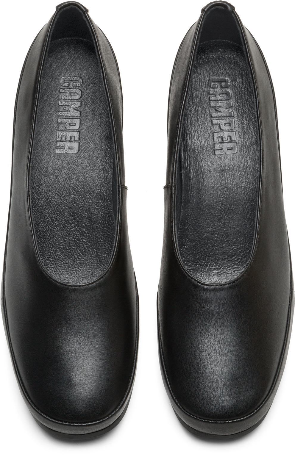 Upright Black Formal Shoes for Women - Camper Shoes