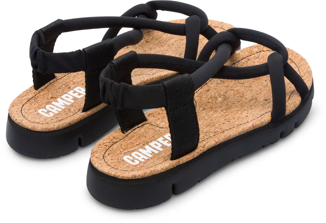 oruga Black Sandals for Women - Spring/Summer collection - Camper USA