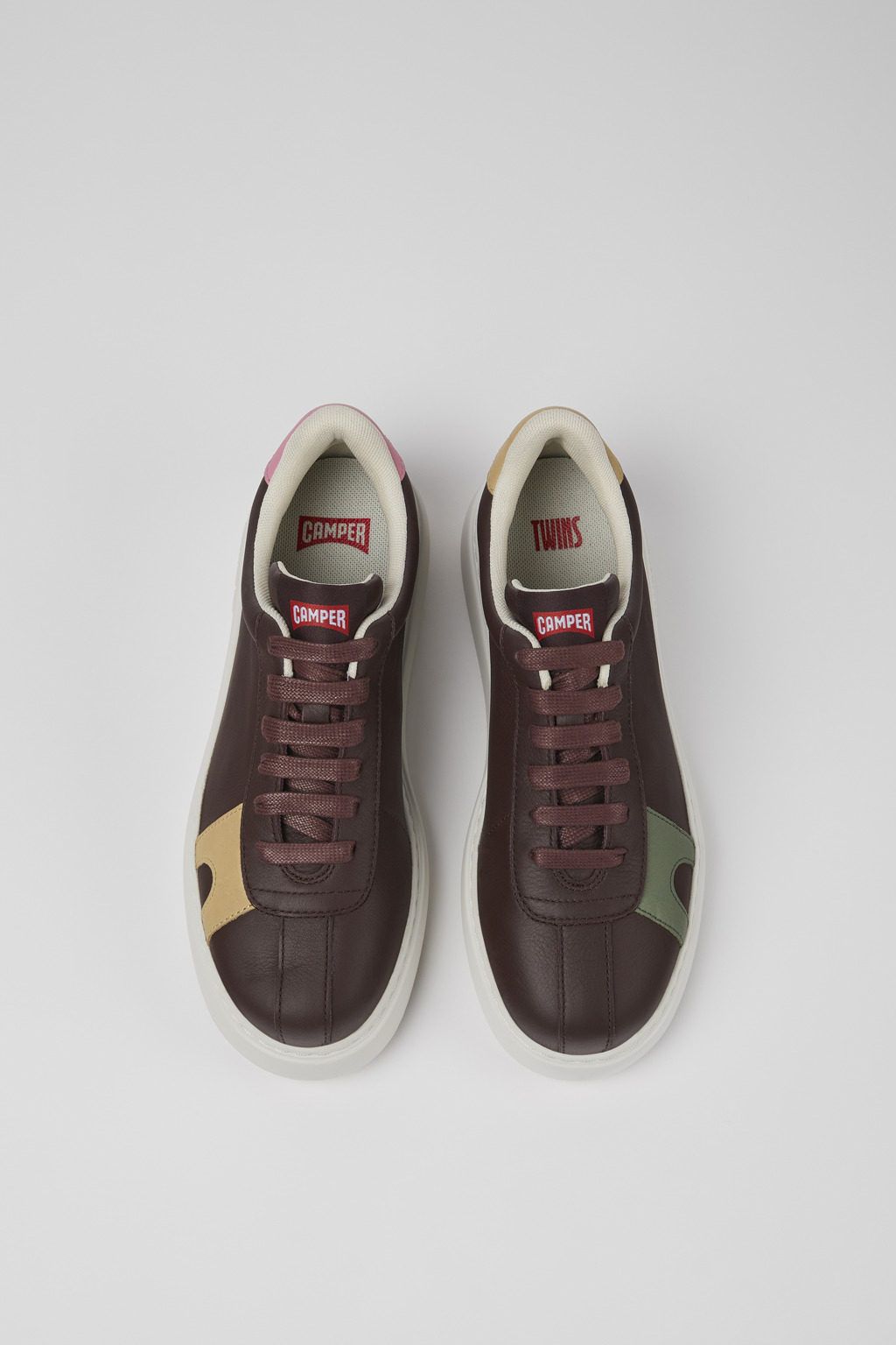 Twins Burgundy Sneakers for Women - Spring/Summer collection