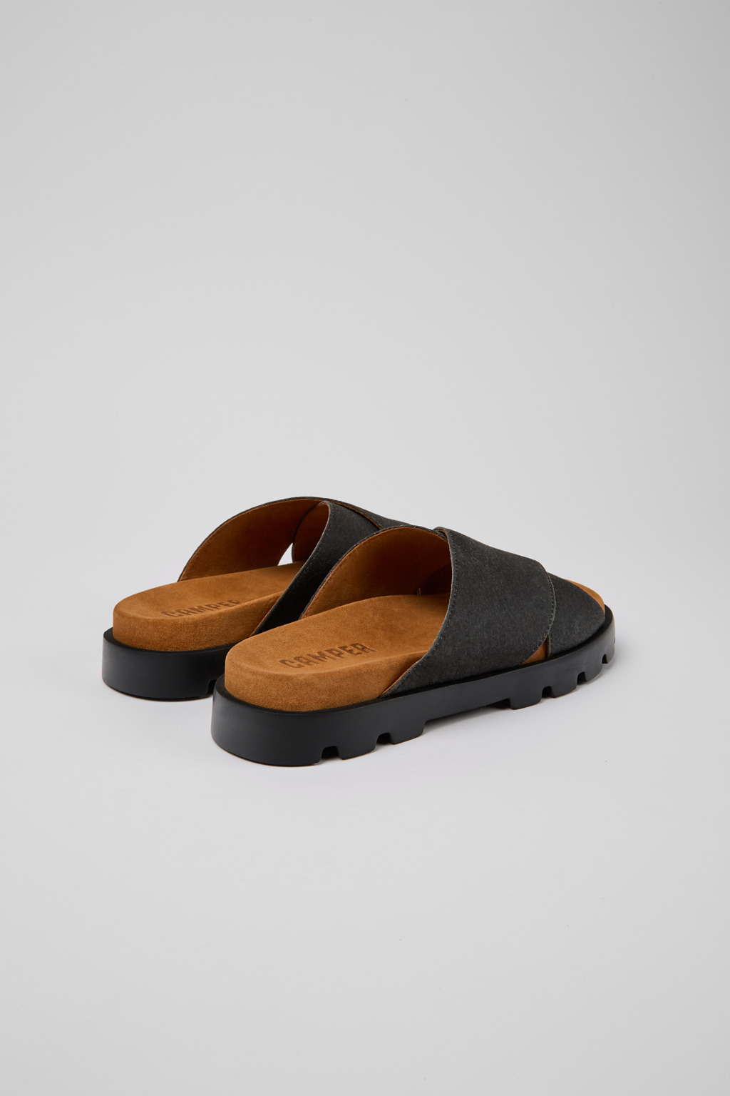 【美品】 CAMPER Brutus Sandal Black 24cm Brutus Black Sandals for Men - Spring/Summer collection