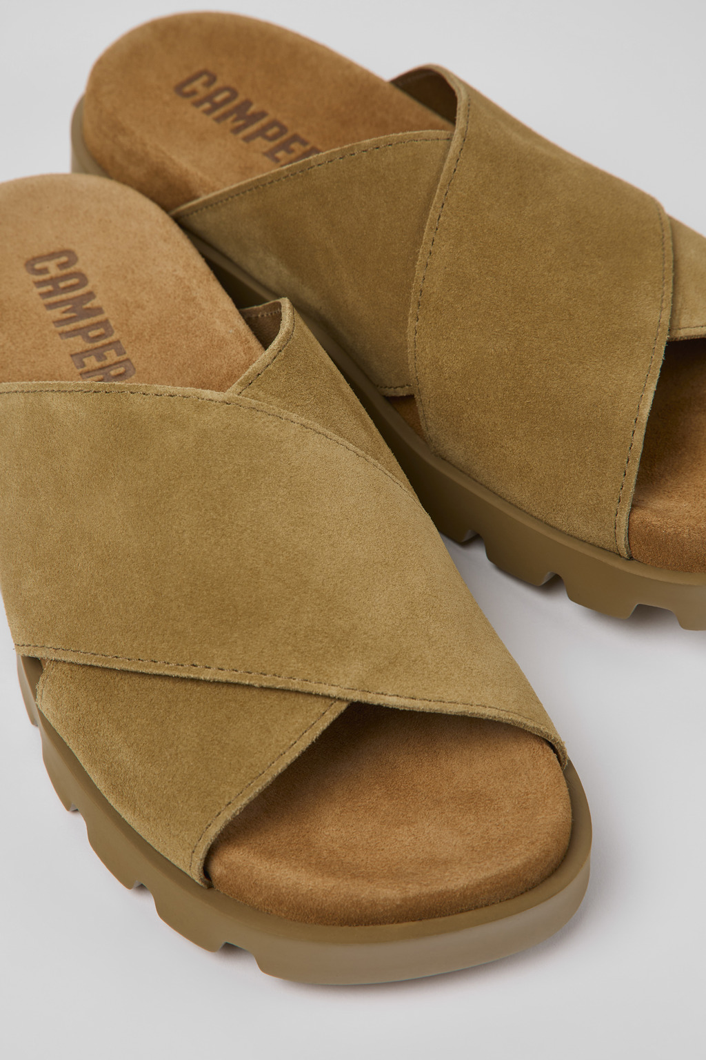 CAMPER｜SANDALS (Brutus Sandal (K201321-017)) Brutus Brown Sandals for Women - Spring/Summer collection