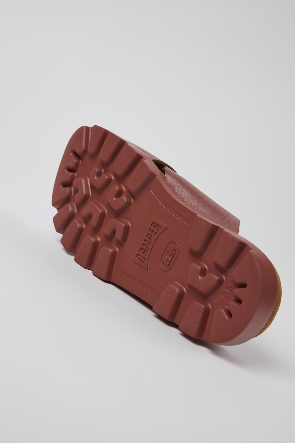 CAMPER｜SANDALS (Brutus Sandal (K201321-017)) Brutus Brown Sandals for Women - Spring/Summer collection