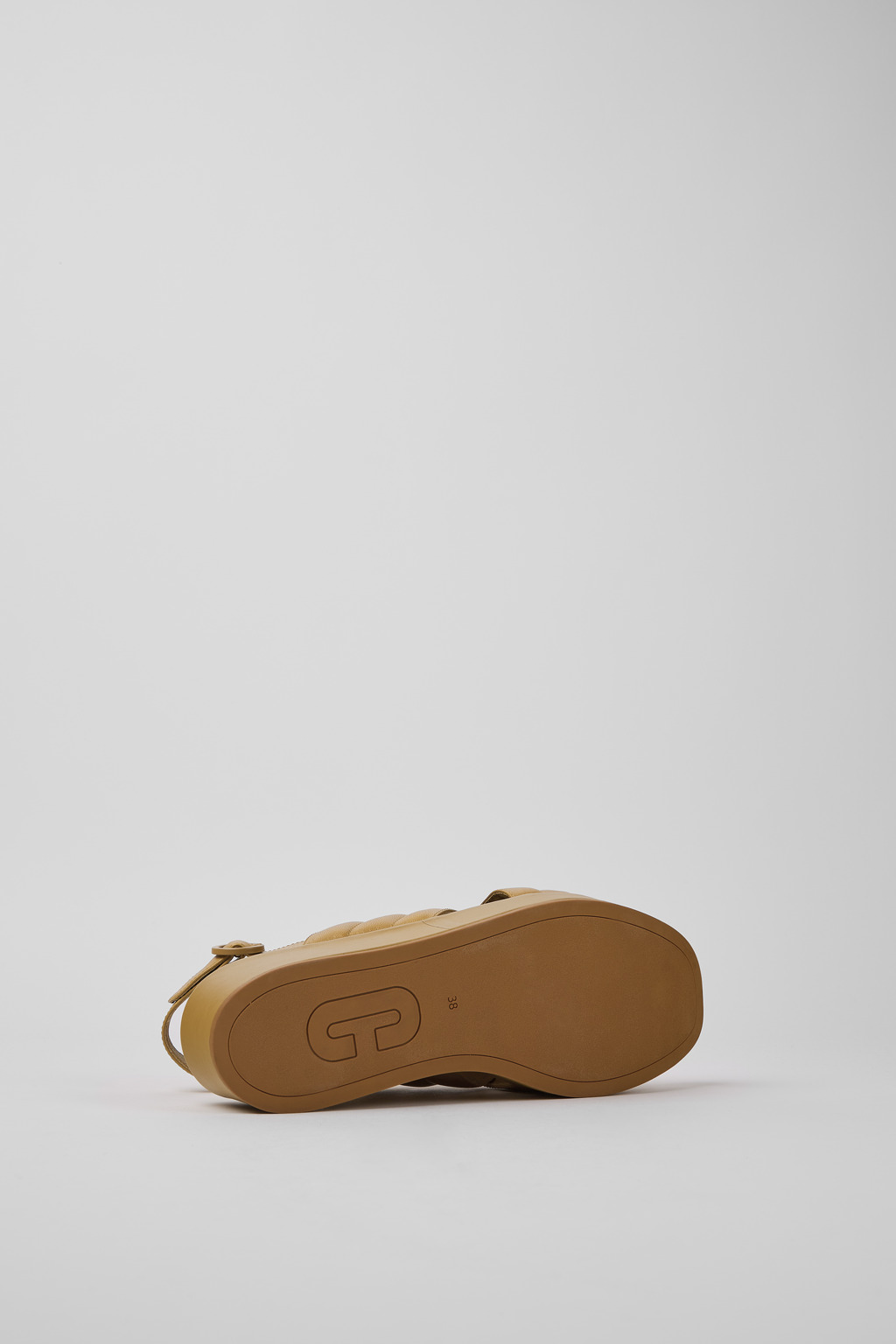 【未使用美品】CAMPER MISIA 本革 38 プラットフォームサンダル K201351-002_TF.jpg