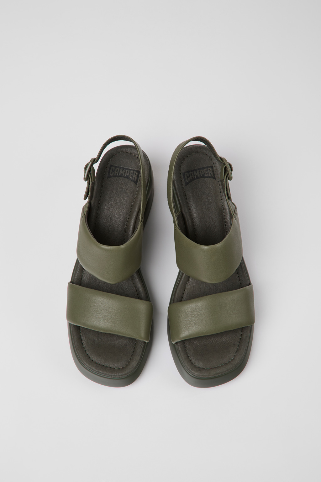 Kaah Green Sandals for Women - Spring/Summer collection