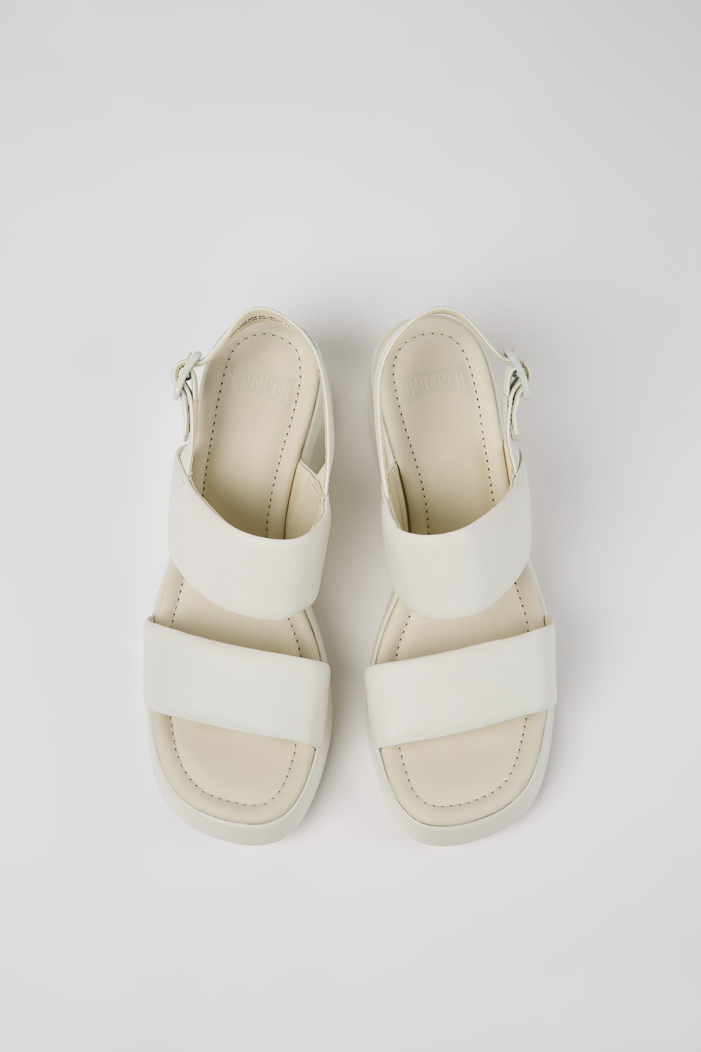 Kaah White Sandals for Women - Fall/Winter collection - Camper USA