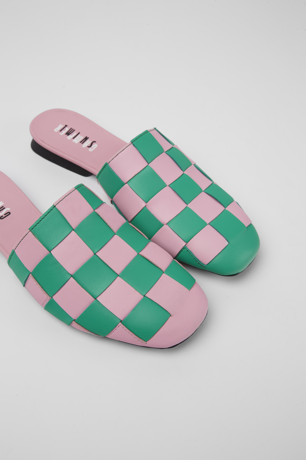 サンダル・ミュール MCQ Multicolor Mesh And Synthetic Leather Striae Slippers MUBOLIY Colorful Strappy Sport Sandals Hiking Walking