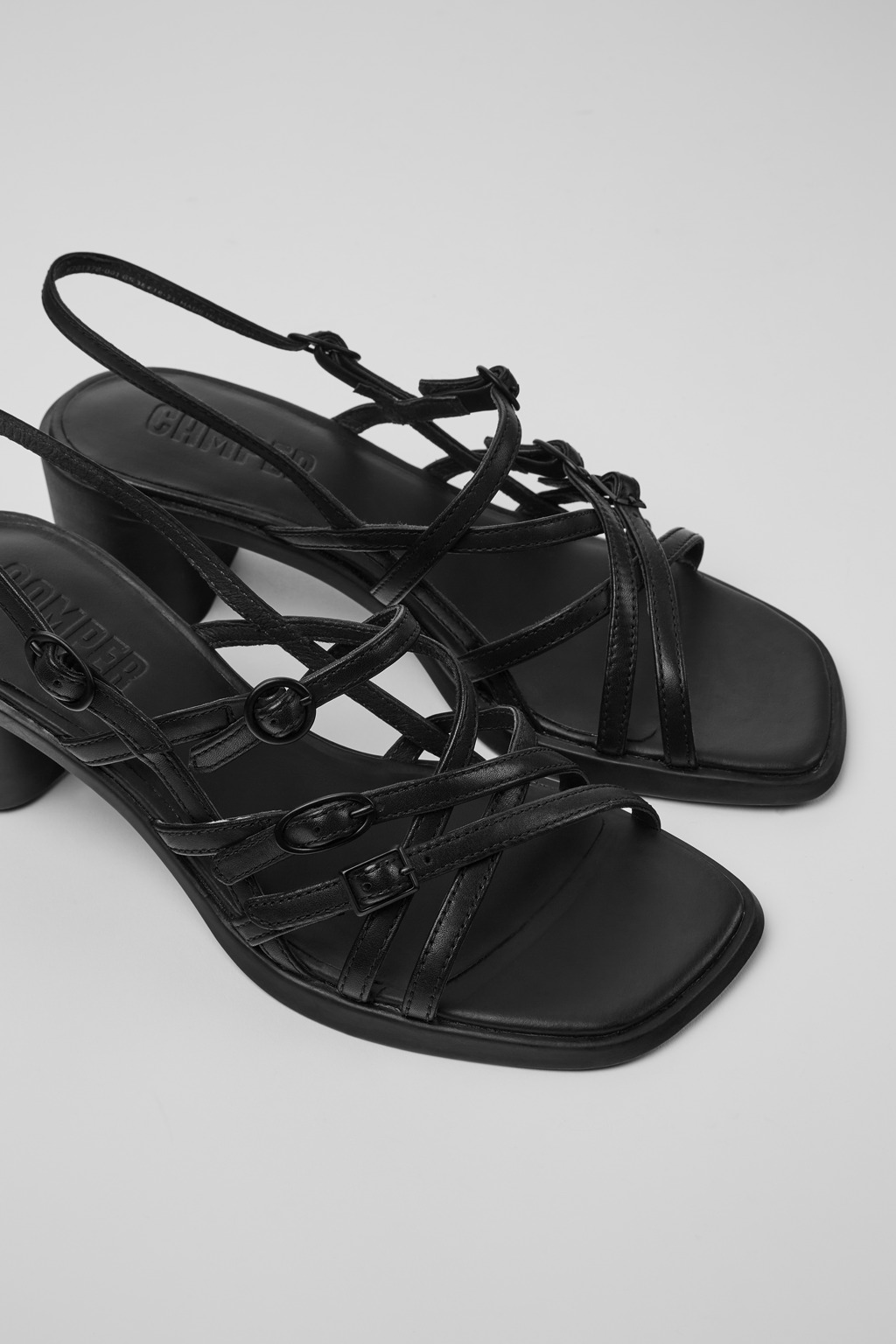 Meda Black Sandals for Women - Spring/Summer collection - Camper USA