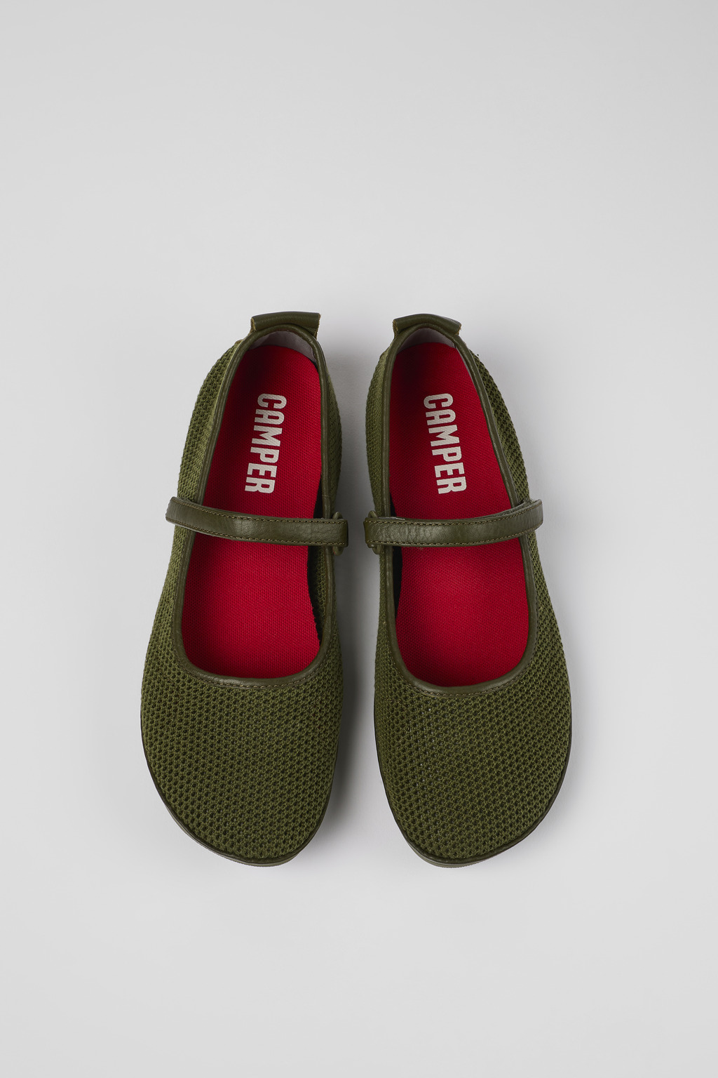 Right Green Ballerinas for Women - Fall/Winter collection - Camper USA