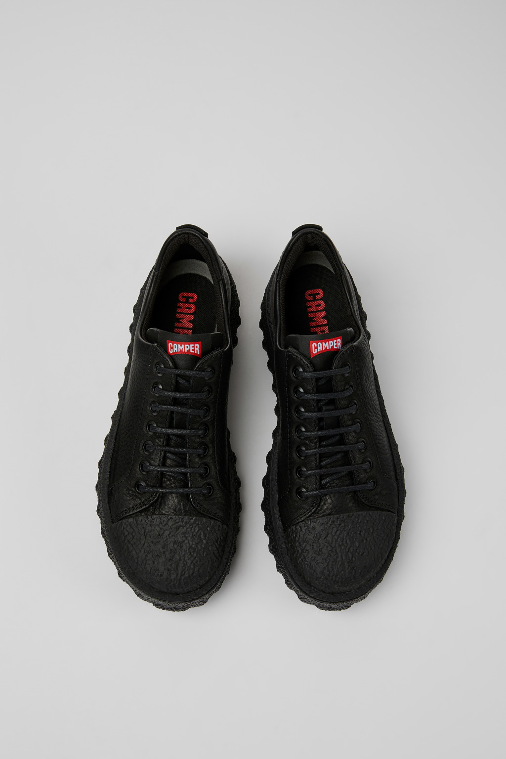 Tracktori Black Ballerinas for Unisex - Spring/Summer