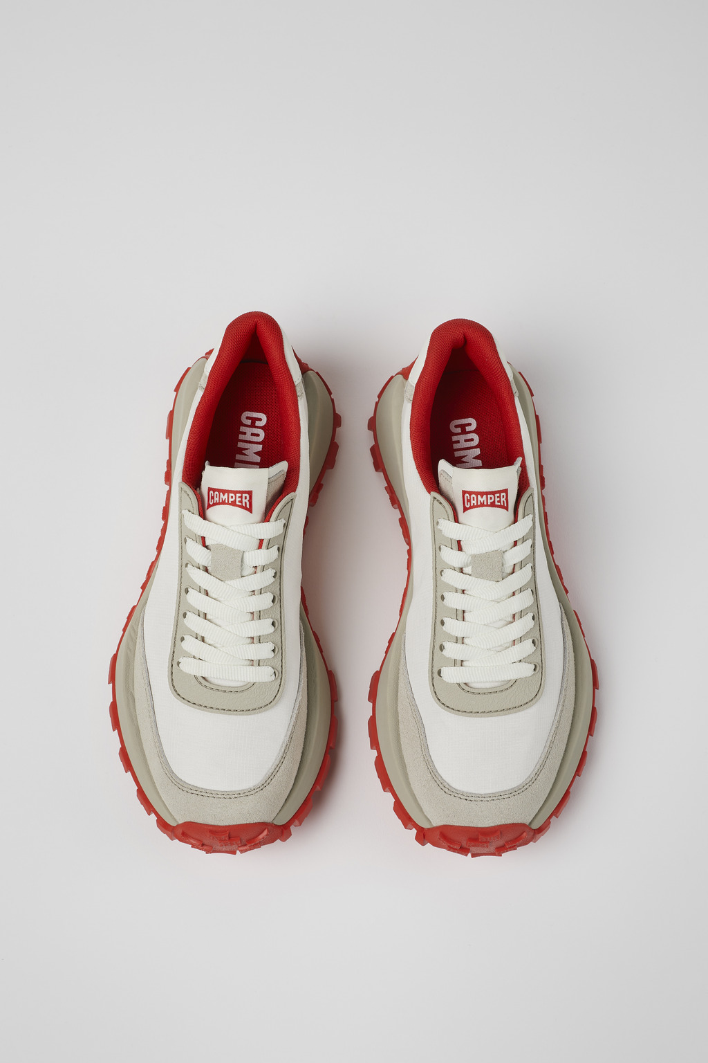 スニーカー CAMPER Woman Sneakers White K201462-039 DRIFT TRAIL VIBRAM 0 Drift Trail White Sneakers for Women - Spring/Summer