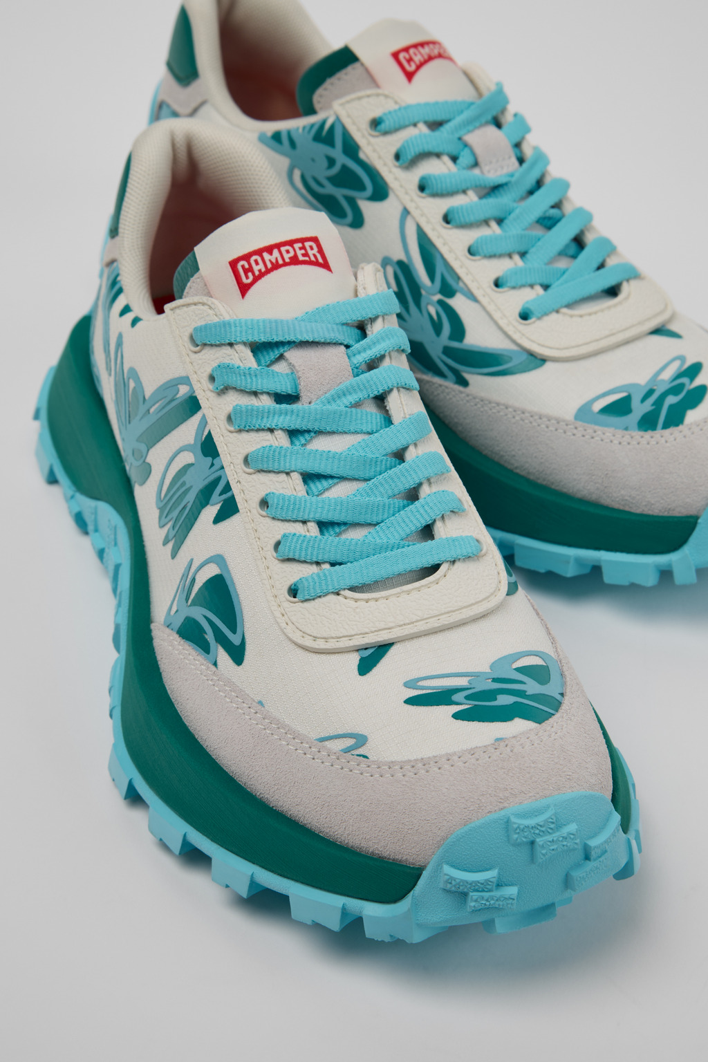 スニーカー CAMPER Woman Sneakers White K201462-039 DRIFT TRAIL VIBRAM 0 Drift Trail White Sneakers for Women - Spring/Summer