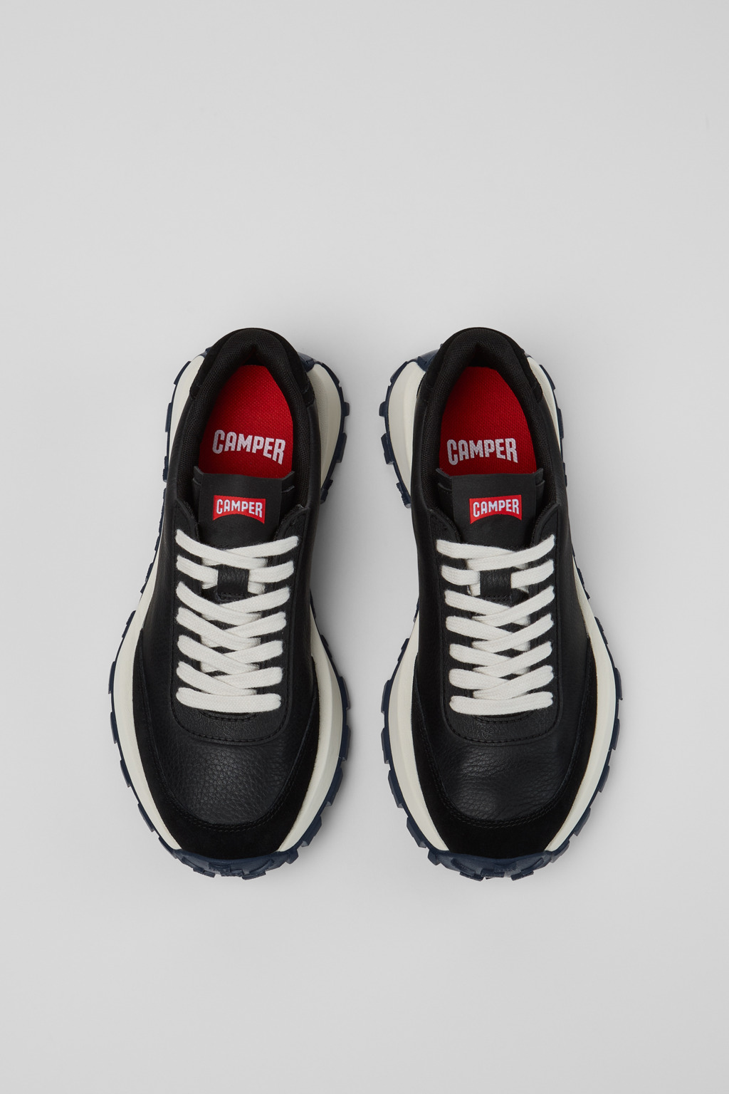 スニーカー CAMPER Woman Sneakers Black K201586-011 DRIFT TRAIL VIBRAM 0 Drift Trail Black Sneakers for Women - Spring/Summer