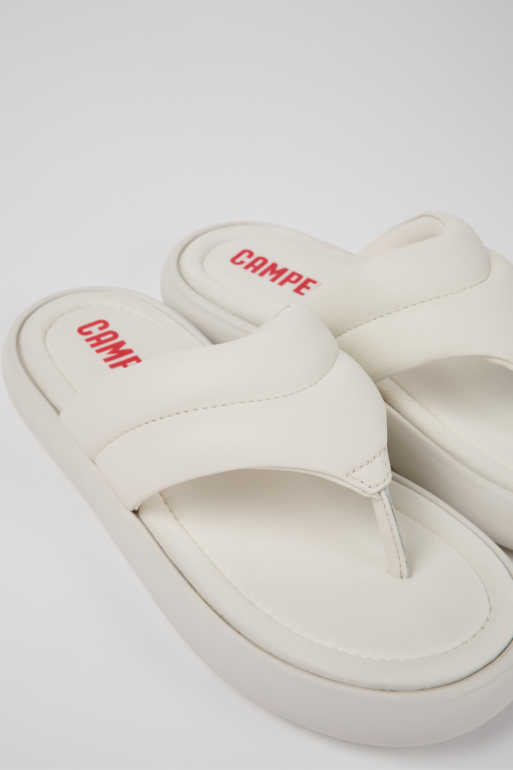 Pelotas White Sandals for Women - Fall/Winter collection - Camper 