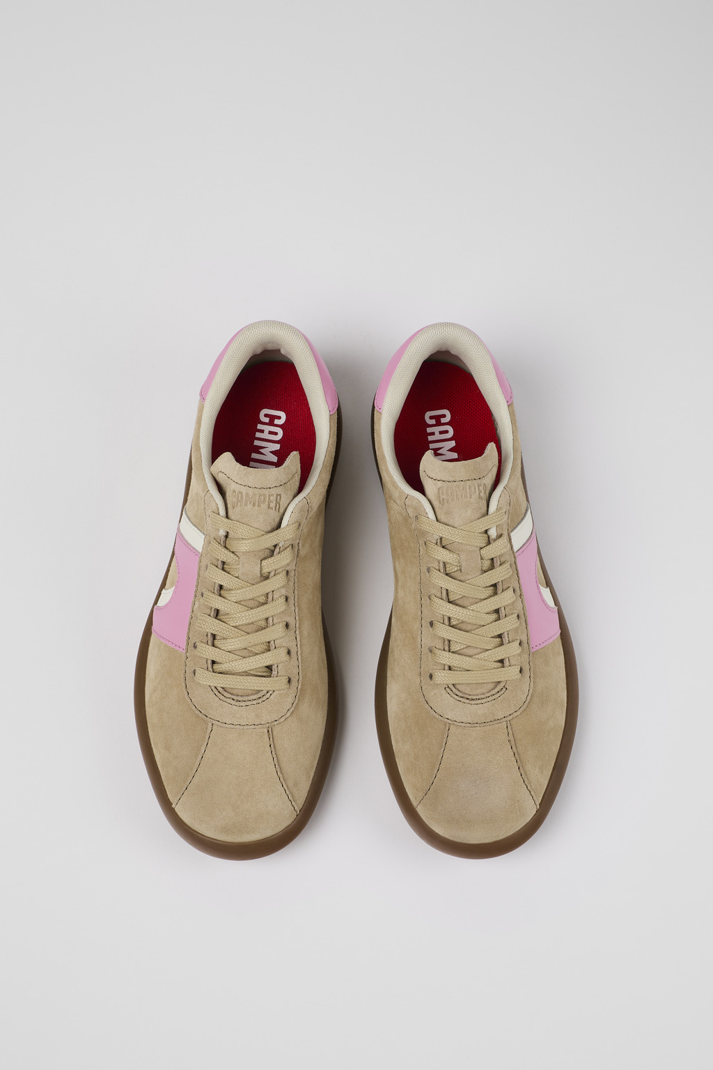 Pelotas Beige Sneakers for Women - Fall/Winter collection - Camper 