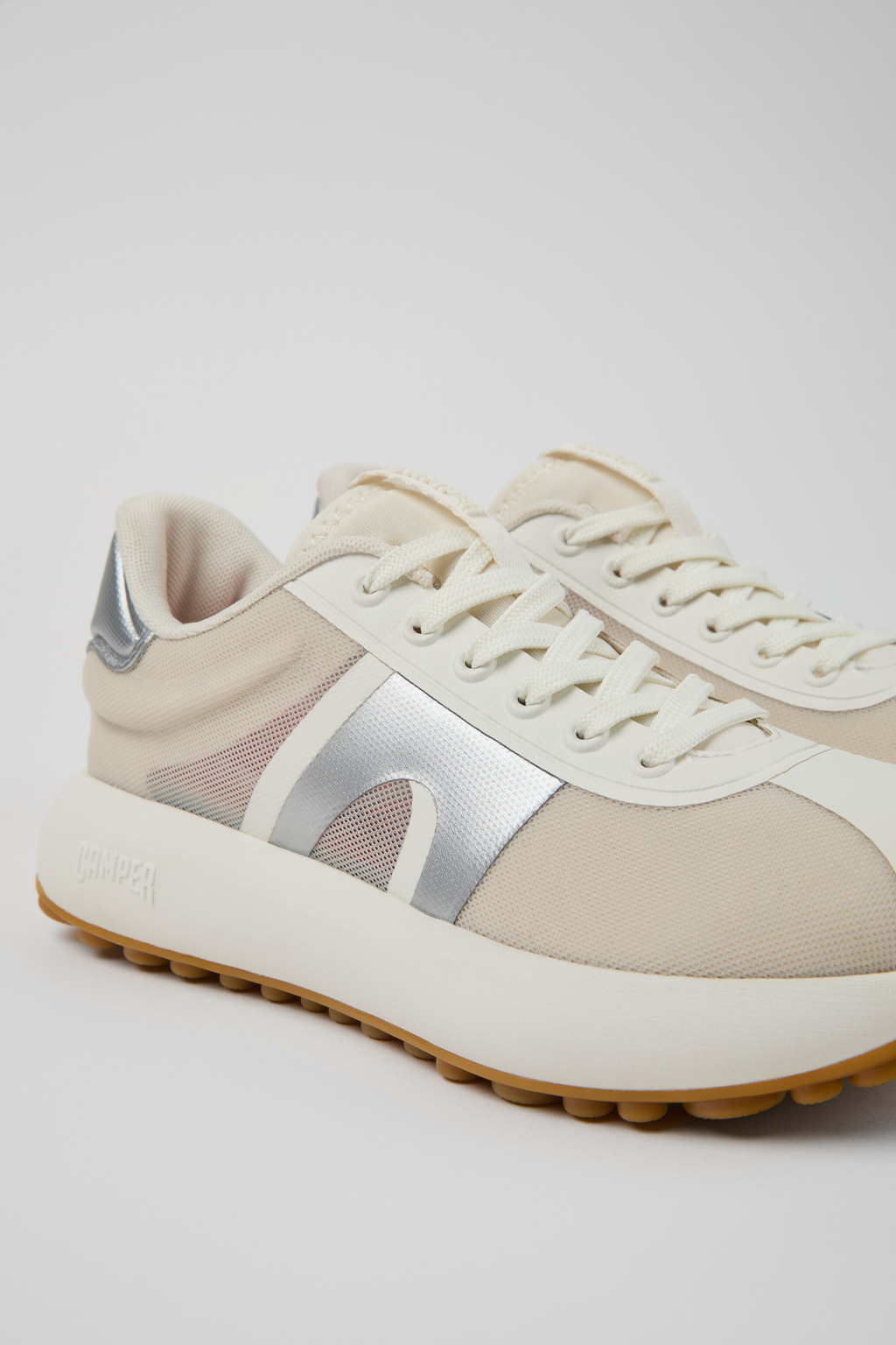 スニーカー CAMPER Woman Sneakers Grey K201614-011 PELOTAS ATHENS 0 Pelotas Grey Sneakers for Women - Spring/Summer collection