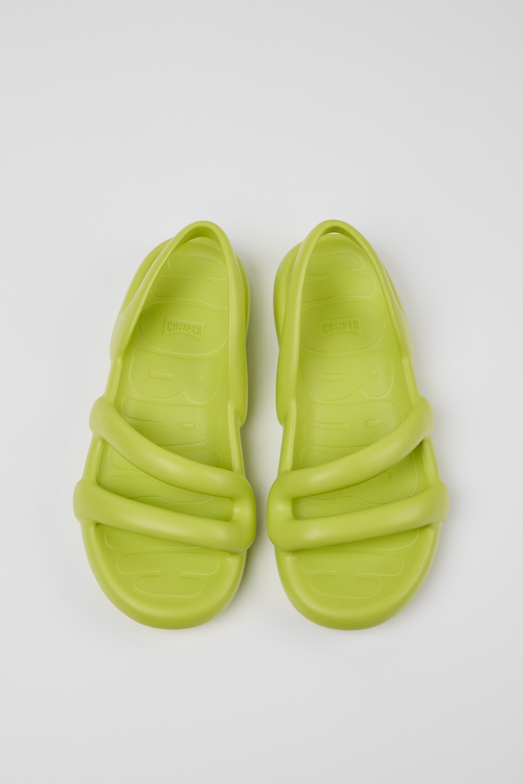 シューズ・サンダルその他 CAMPER Woman Flat sandals Yellow K201636-012 KOBARAH FLAT 0 Kobarah Yellow Sandals for Women - Spring/Summer collection