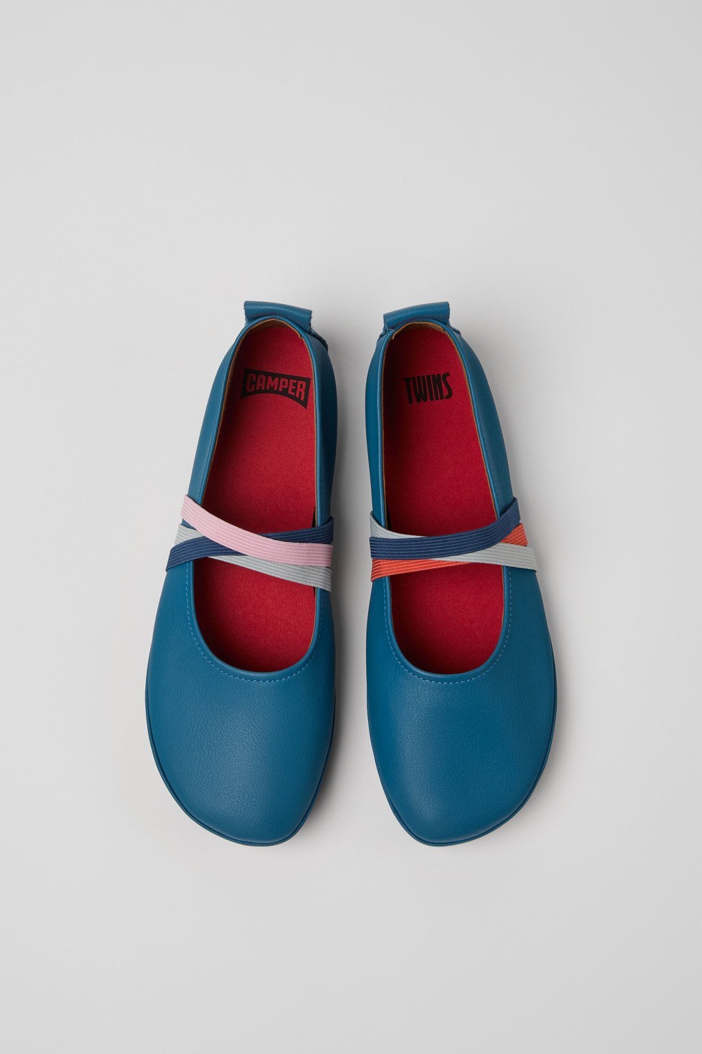 CAMPER｜FLAT SHOES/LOAFERS (Twins (K201665-004)) Twins Multicolor Loafers for Women - Spring/Summer