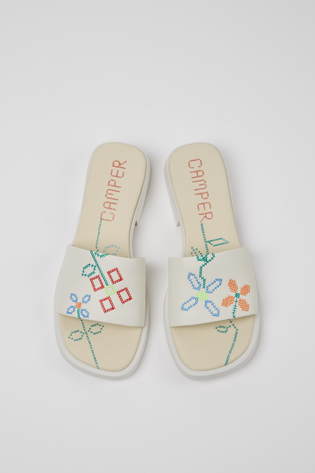Twins White Sandals for Women - Autumn / Winter collection