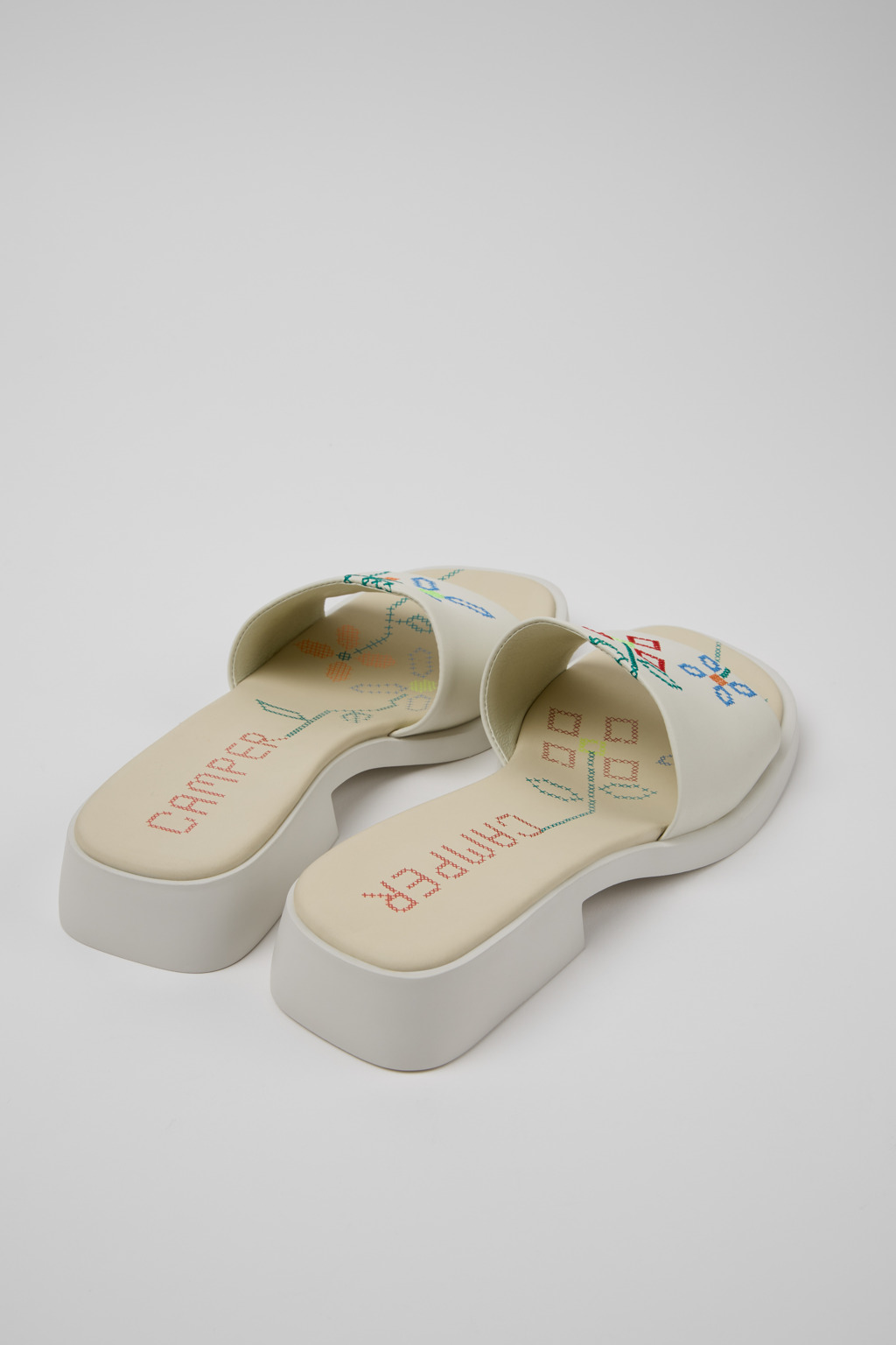 Twins White Sandals for Women - Autumn / Winter collection