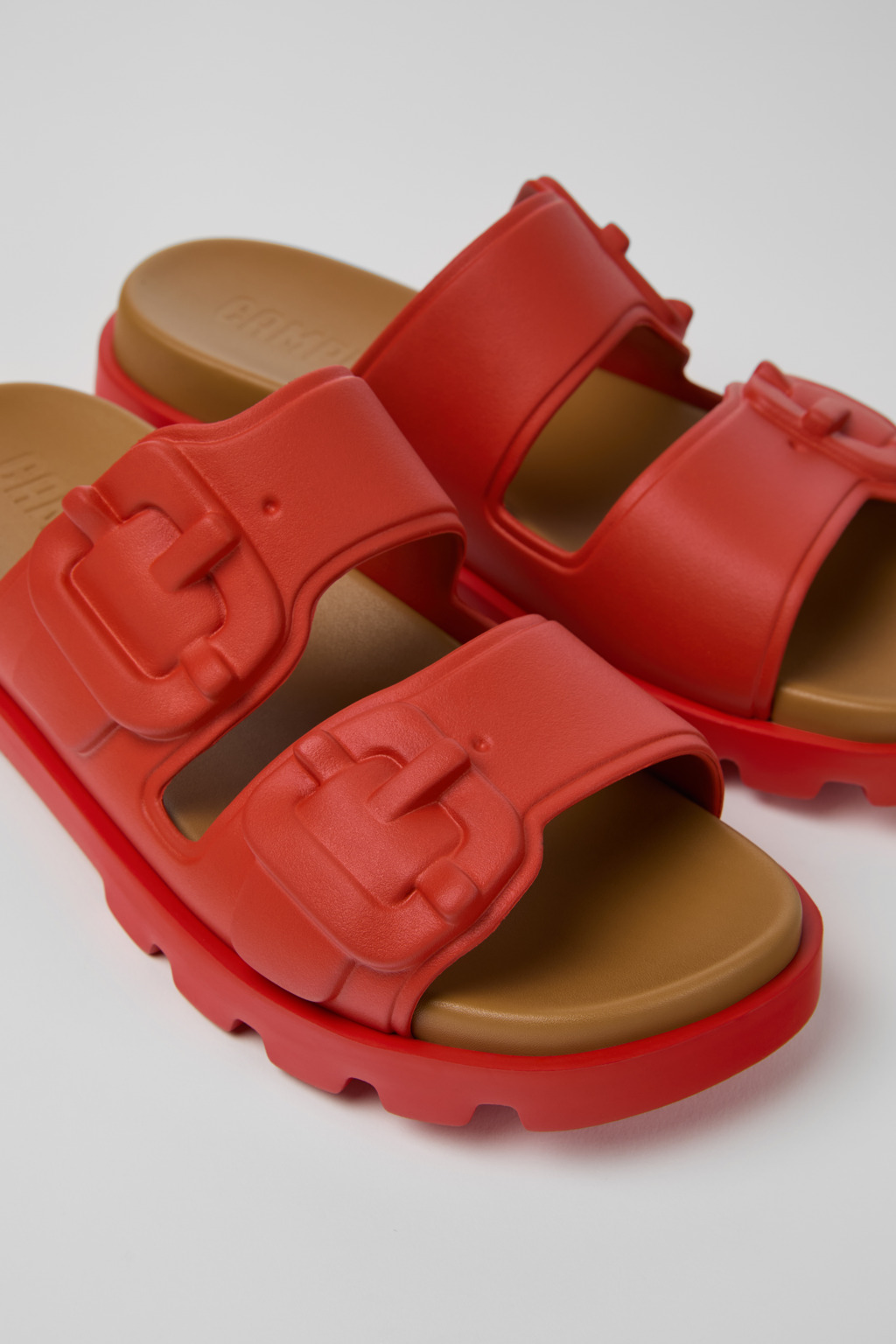 サンダル・ミュール CAMPER Women Sandals K201792 BRUTUS 003 Red K201792-003_DF.jpg