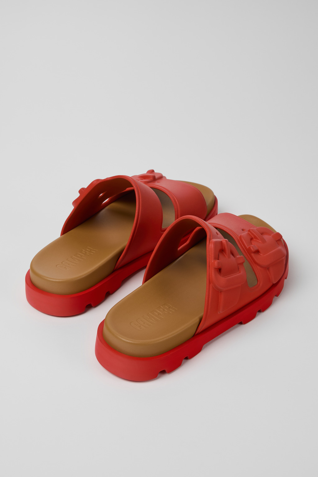 サンダル・ミュール CAMPER Women Sandals K201792 BRUTUS 003 Red K201792-003_TF.jpg