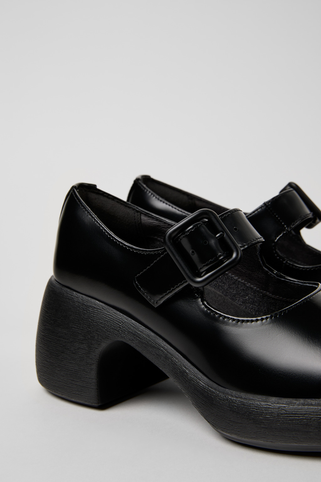 【美品✨】Camper THELMA ローファー　厚底　牛革　ブラック　23.5 Thelma Black Formal Shoes for Women - Spring/Summer