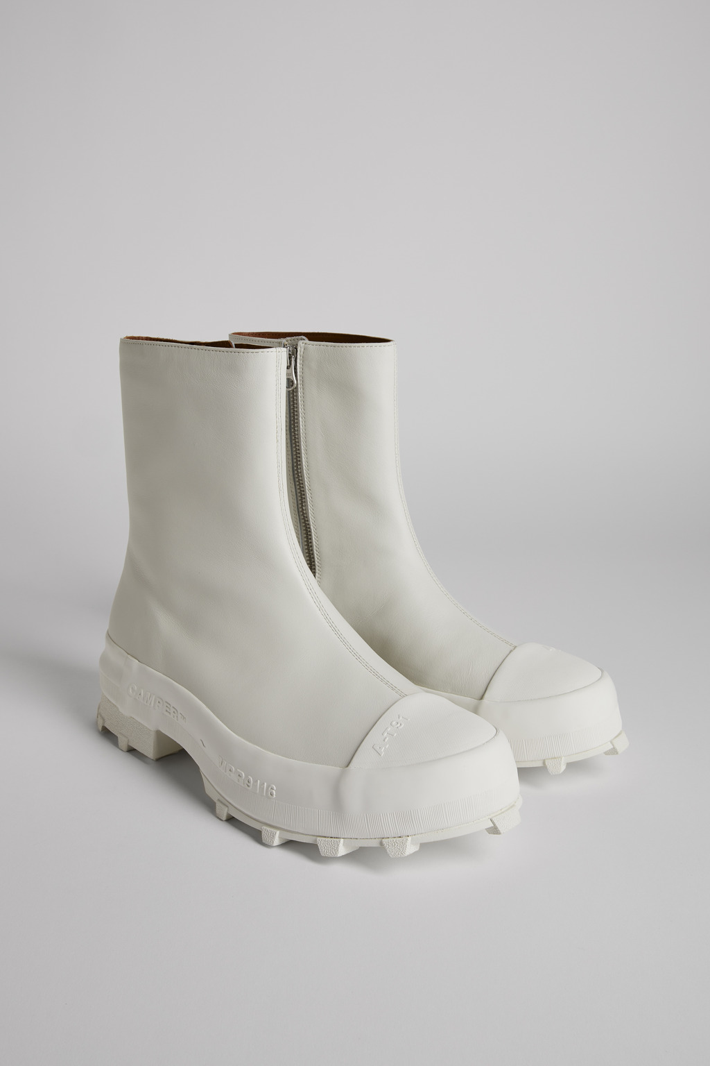 Tracktori White Ankle Boots for Men Spring Summer collection Camper USA