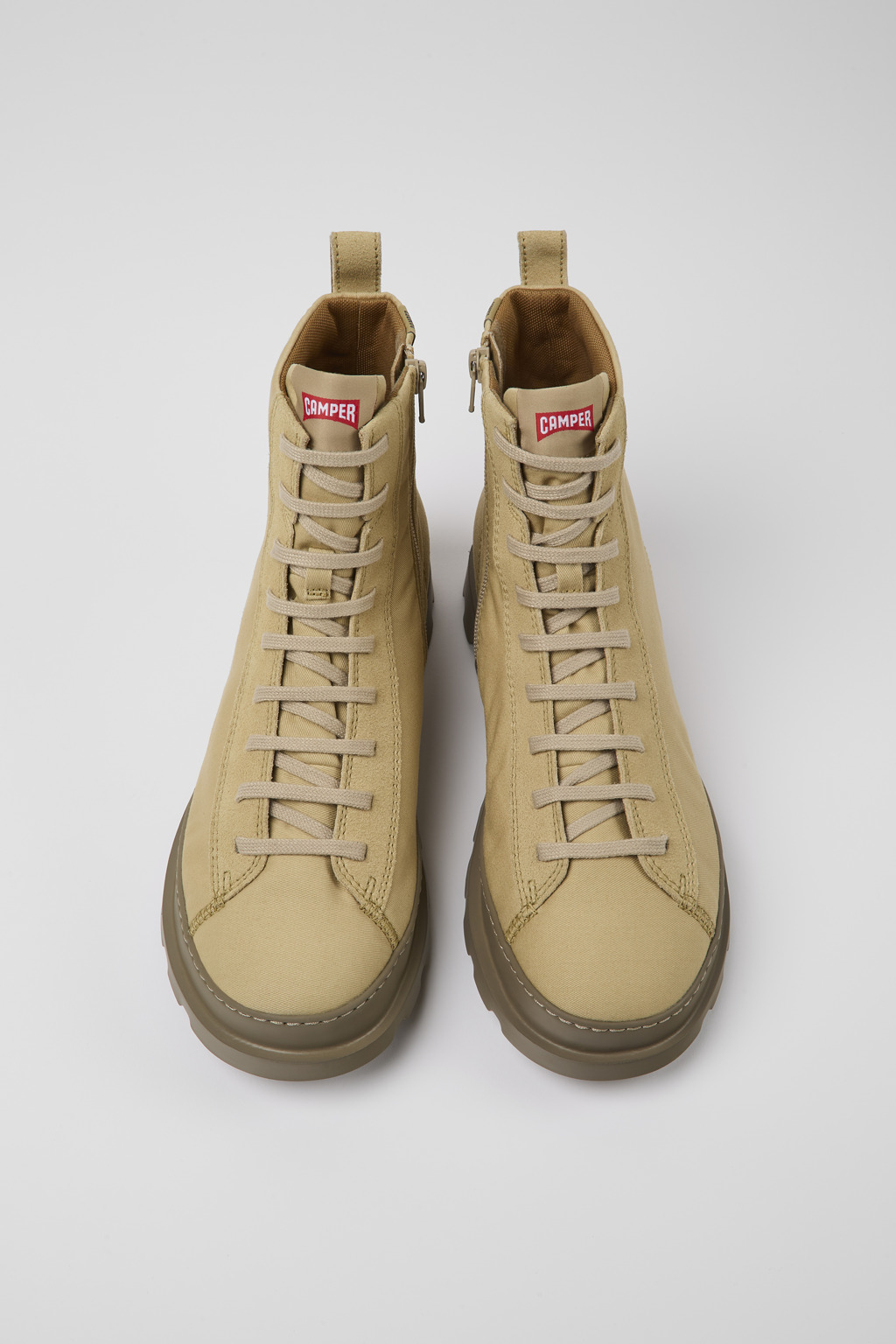 Brutus Beige Ankle Boots for Men - Fall/Winter collection - Camper 