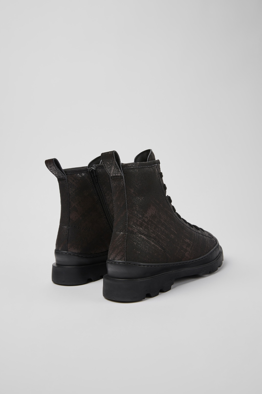 ショートブーツ・ブーティ CAMPER Woman Flat ankle boots Brown K400325-051 BRUTUS 0 Brutus Multicolor Ankle Boots for Women - Spring/Summer
