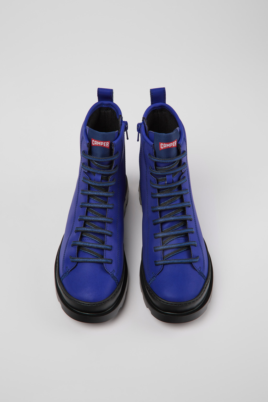 ショートブーツ・ブーティ CAMPER Woman Flat ankle boots Green K400325-033 BRUTUS 0 Brutus Green Ankle Boots for Women - Spring/Summer