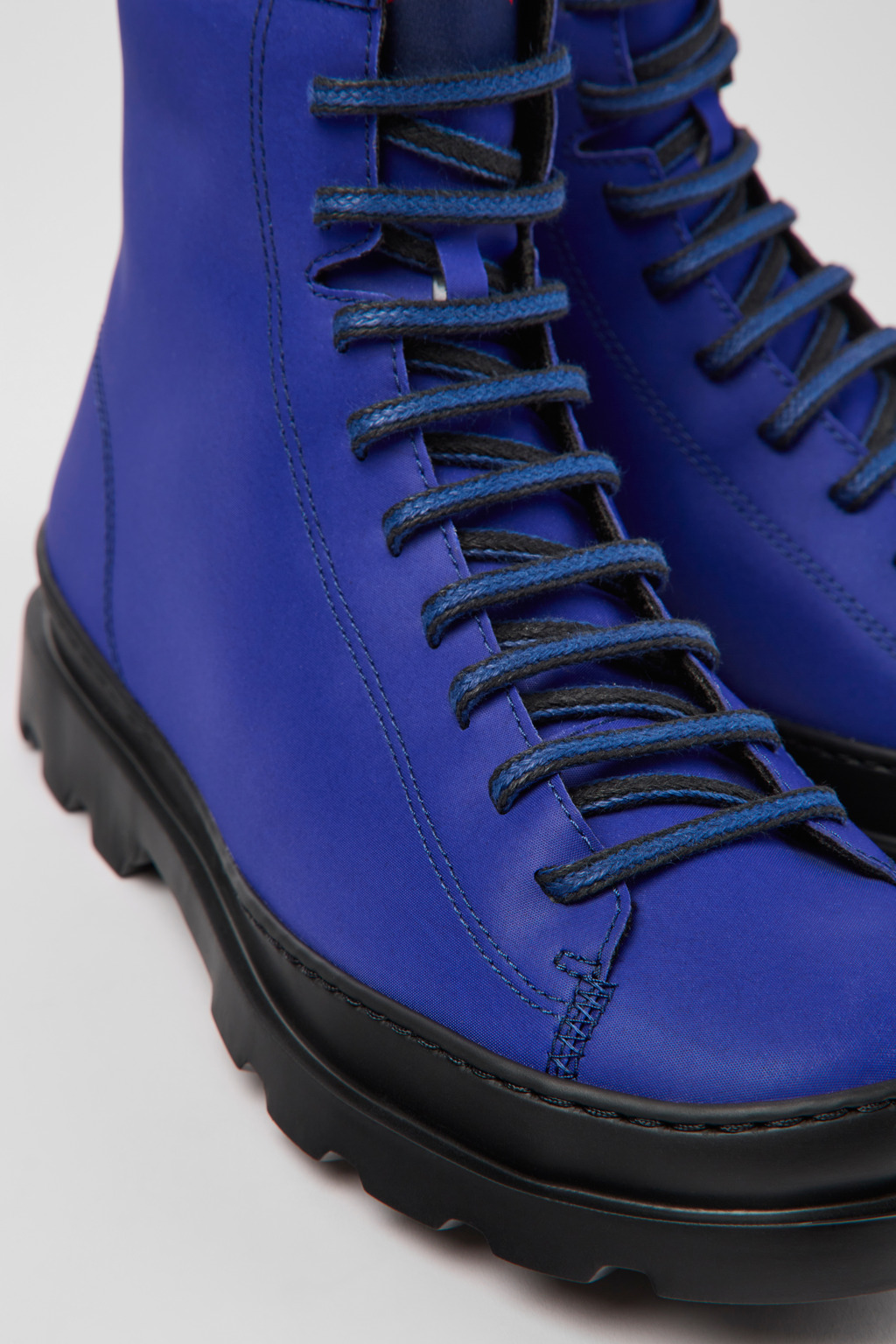 ショートブーツ・ブーティ CAMPER Woman Flat ankle boots Blue K400325-047 BRUTUS Brutus Green Ankle Boots for Women - Spring/Summer