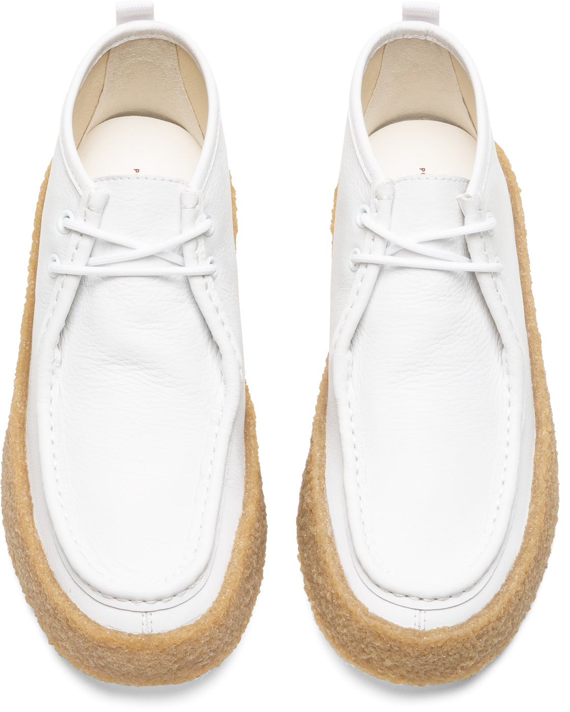 Camper Together White Ankle Boots for Women - Spring/Summer