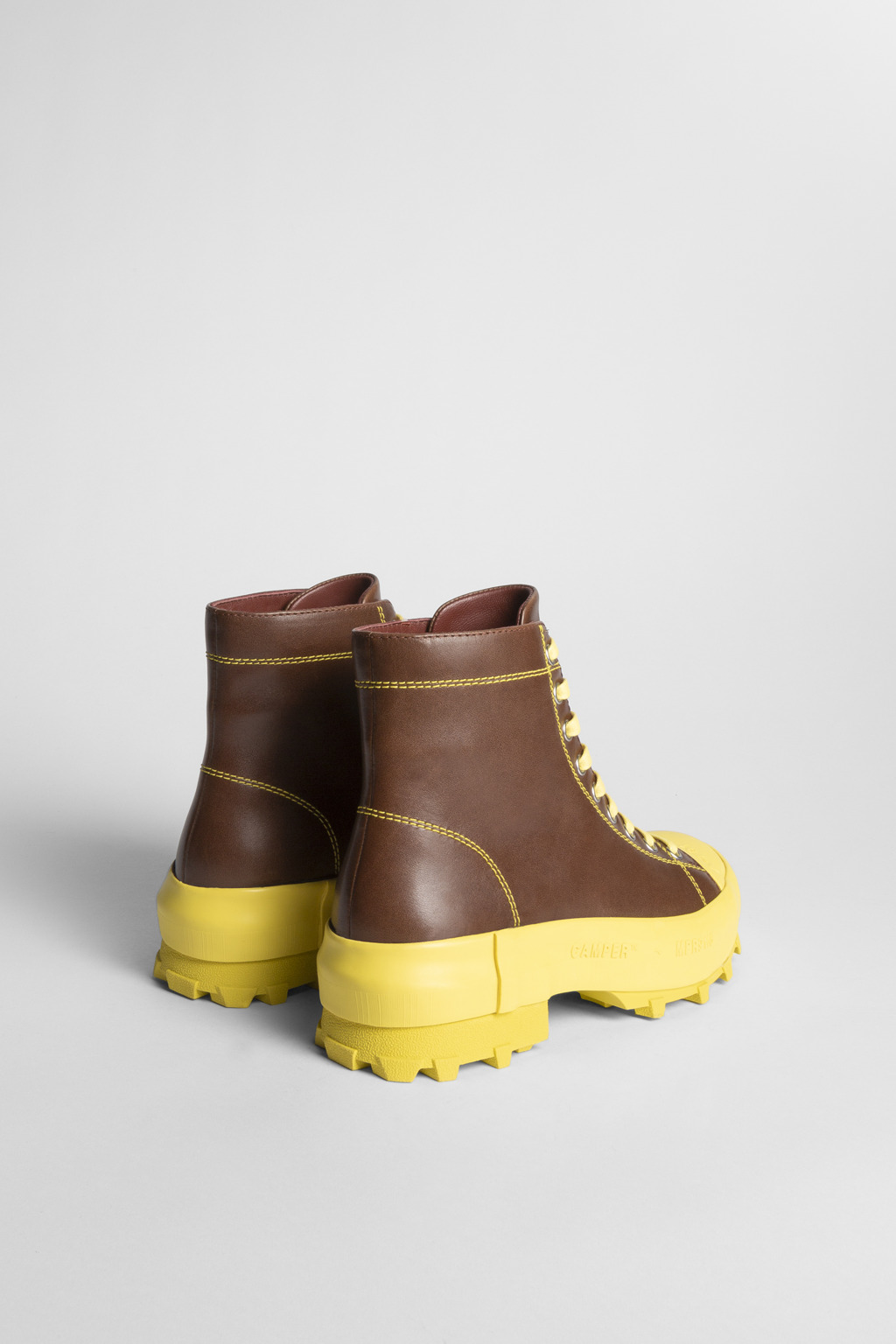 Tracktori Brown Boots for Women - Fall/Winter collection - Camper 