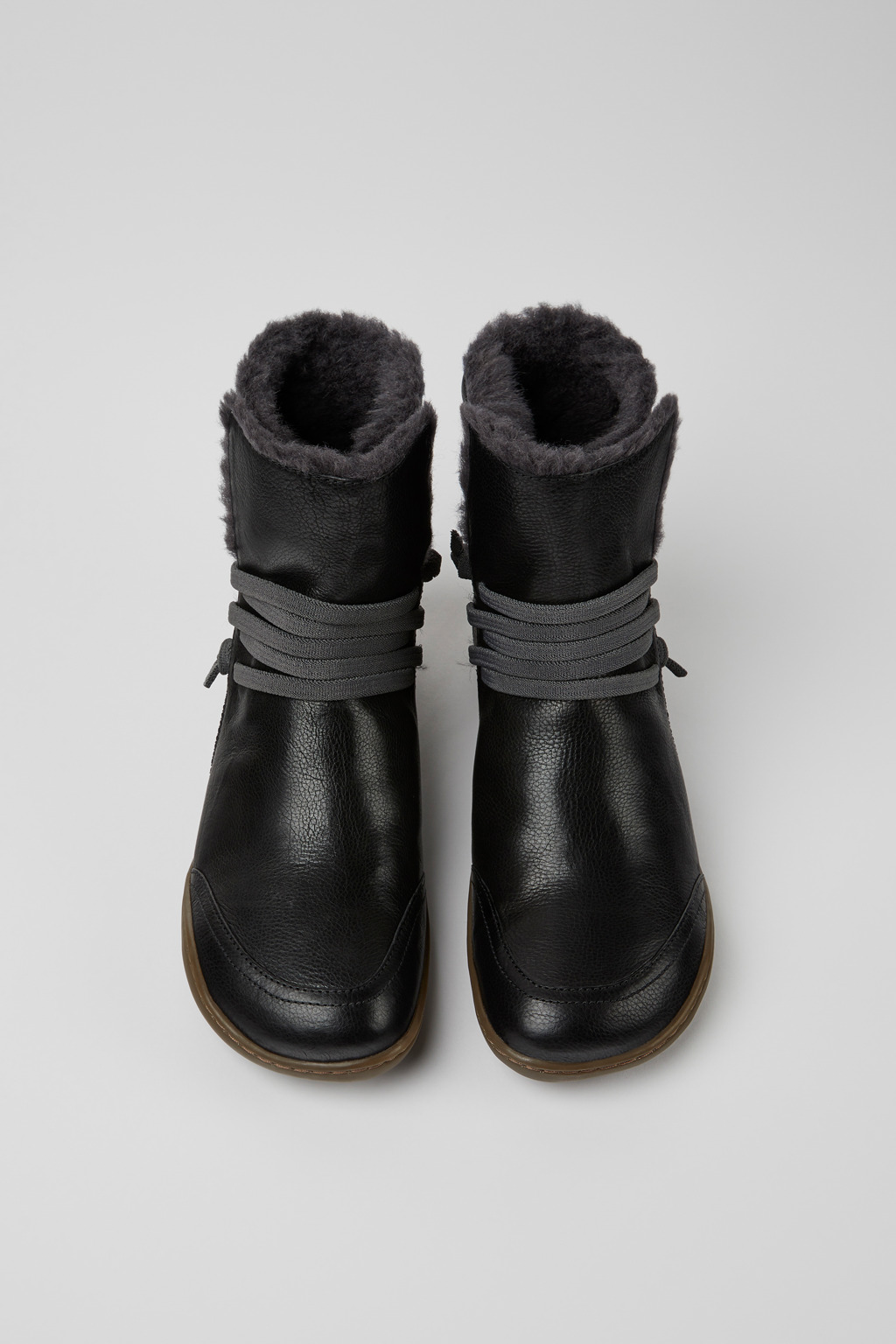 ショートブーツ・ブーティ CAMPER Woman Flat ankle boots Black K400505-001 PEU Peu Black Ankle Boots for Women - Spring/Summer collection