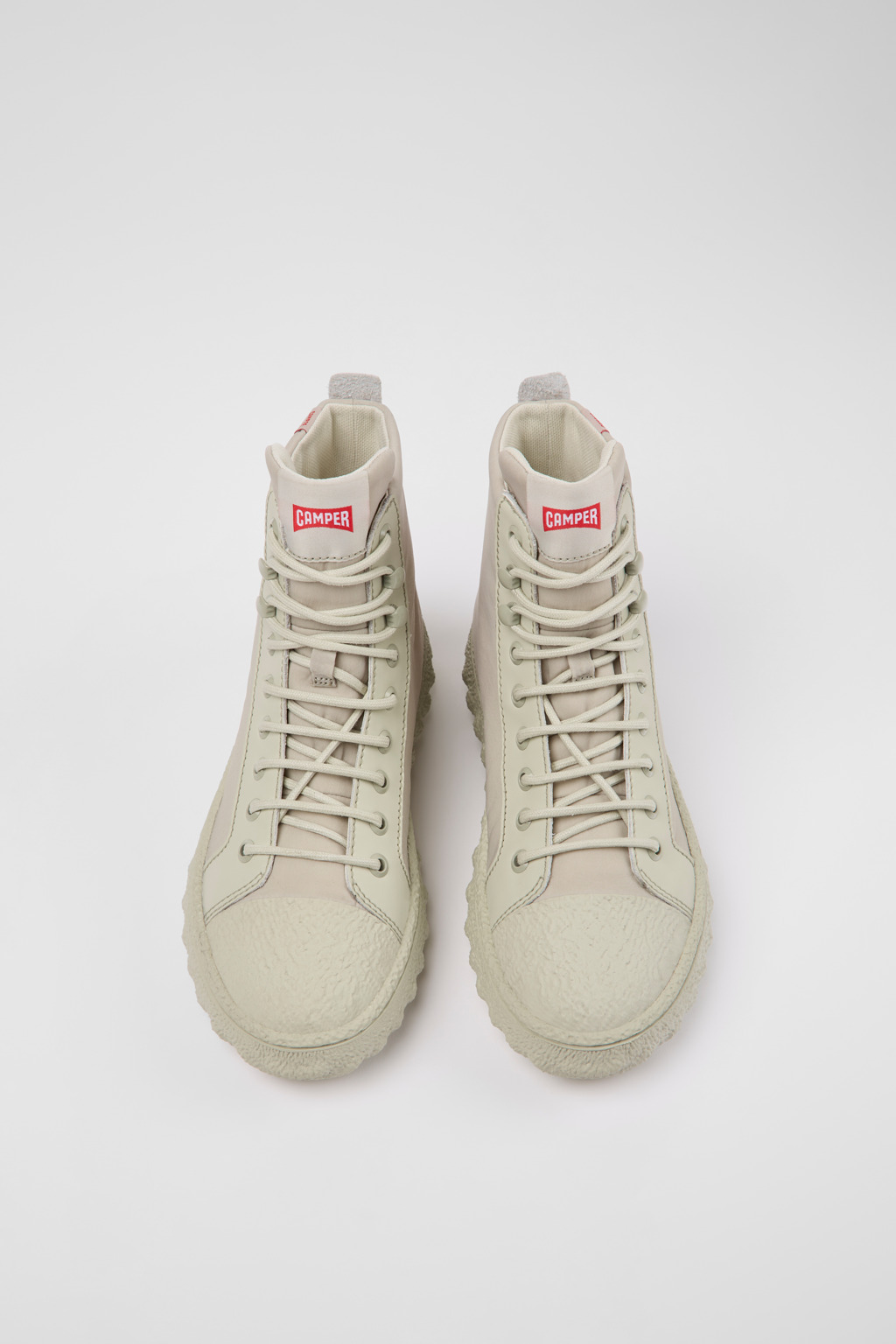 ショートブーツ・ブーティ CAMPER Woman Flat ankle boots Grey K400577-010 MILAH 0 Camper Outlet: Shoes woman - Grey | Camper flat ankle boots