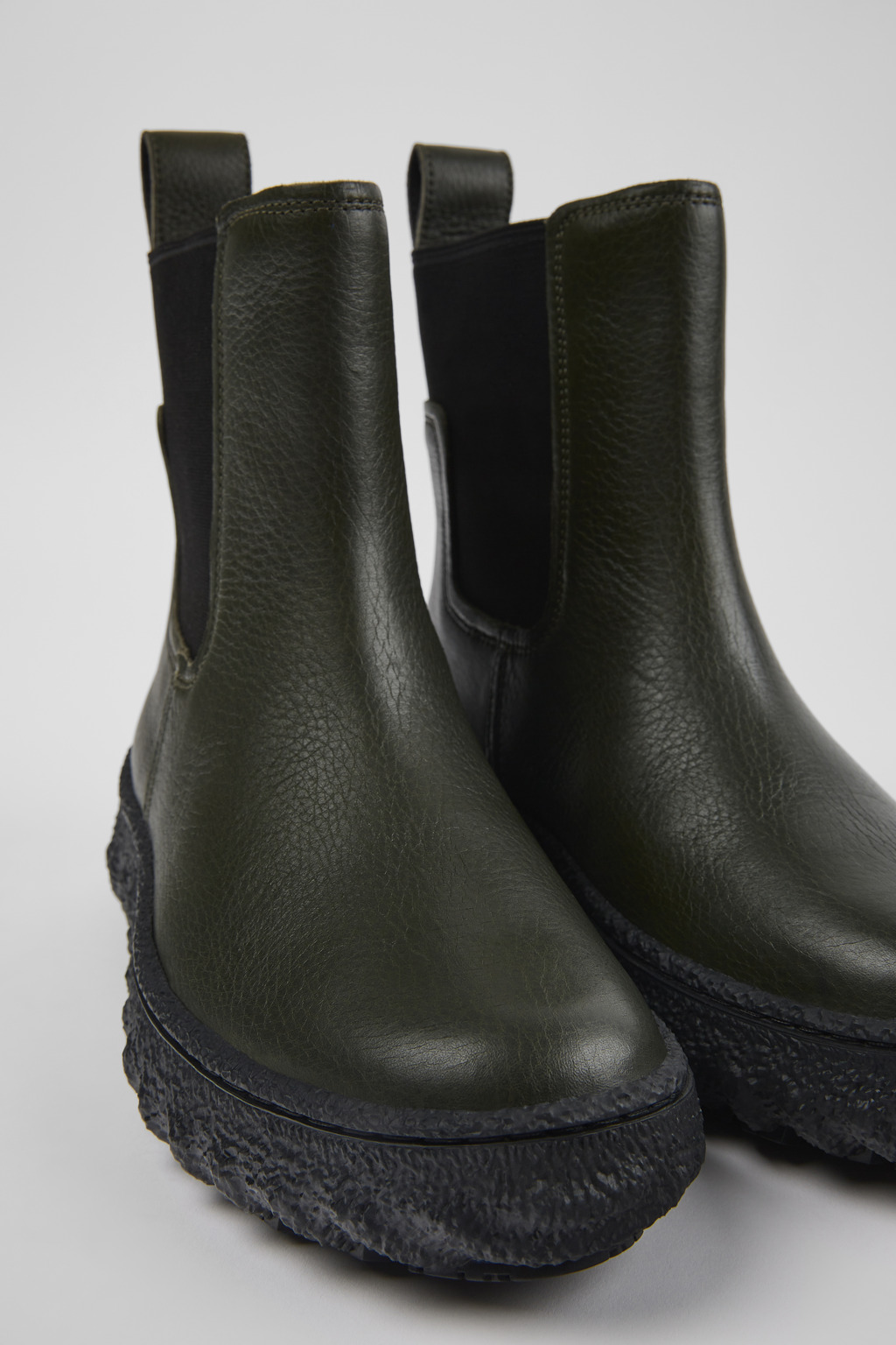 ★送料無料★CAMPER WOMENS GROUND ANKLE BOOTS K400654-001 Ground Black Ankle Boots for Women - Spring/Summer