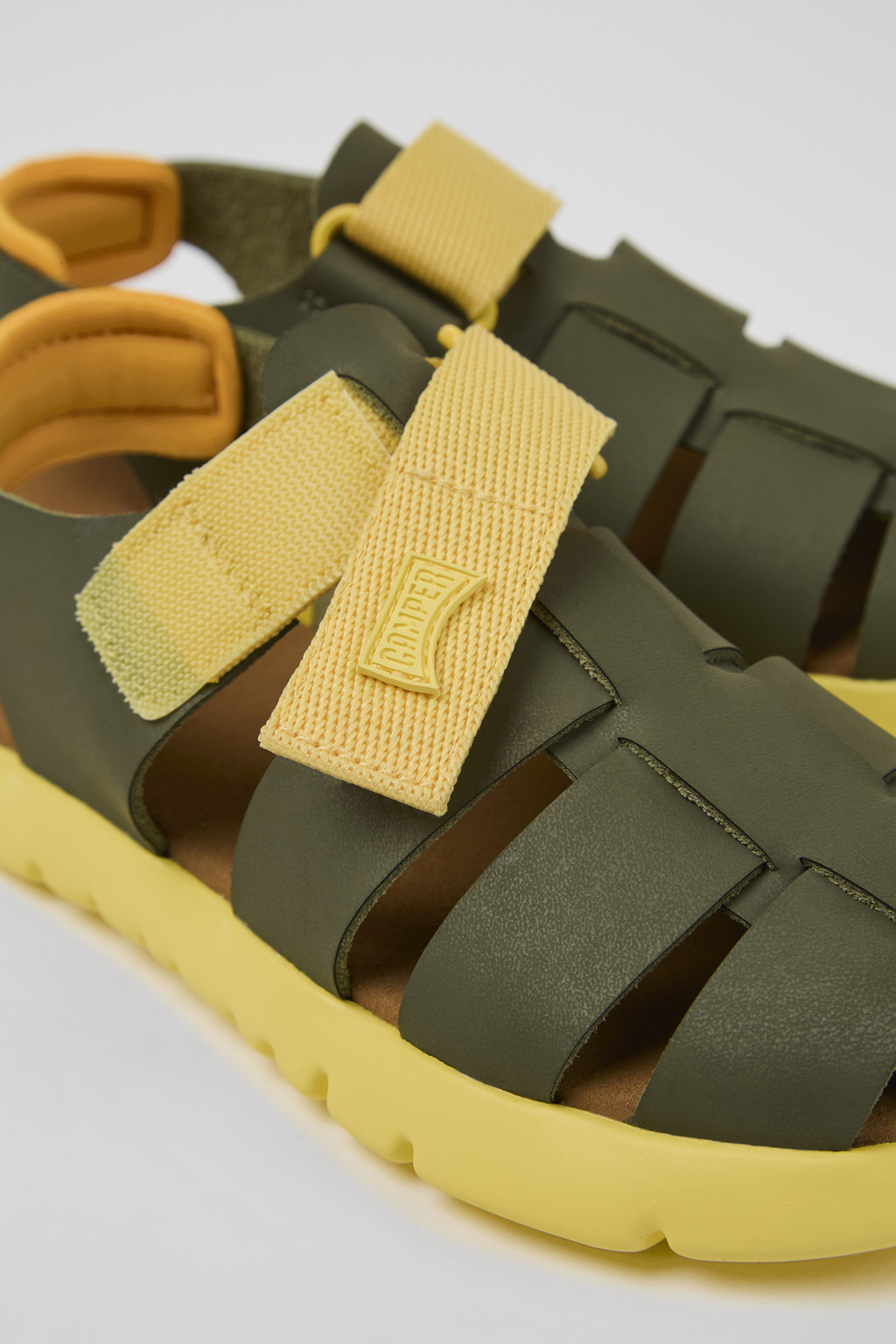 oruga Green Sandals for Kids - Spring/Summer collection - Camper USA