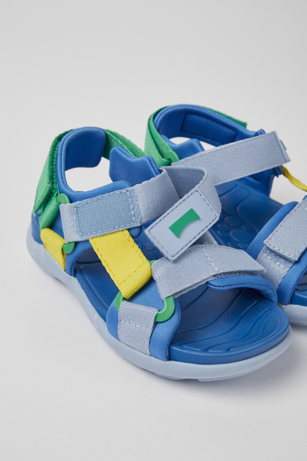 Camper Kids Wous touch-strap sandals - Yellow