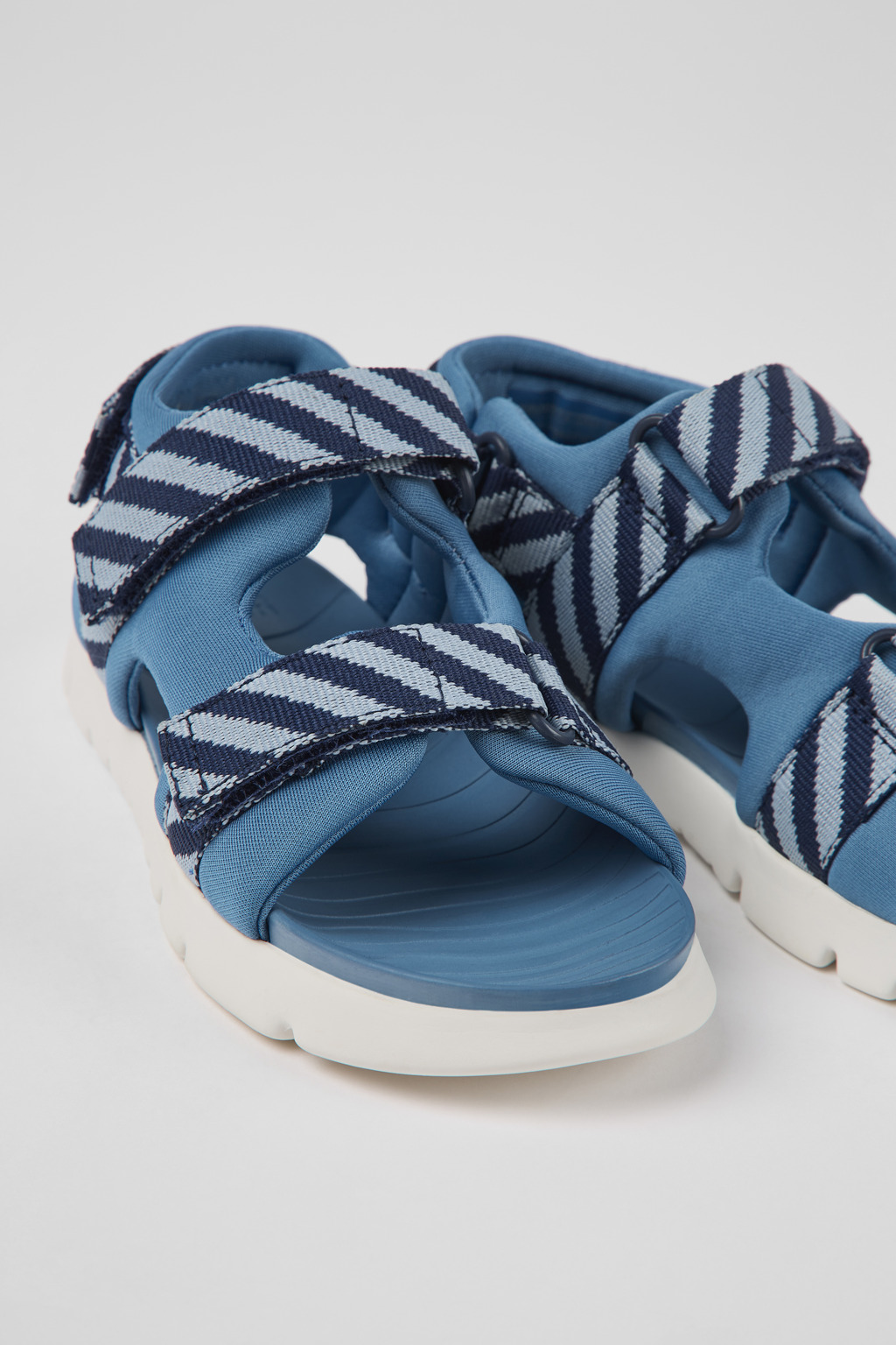 CAMPER Oruga K800532 Sandalen met 2 riempjes, uniseks, blauw 007, 32 EU, Blauw 007, 32 EU