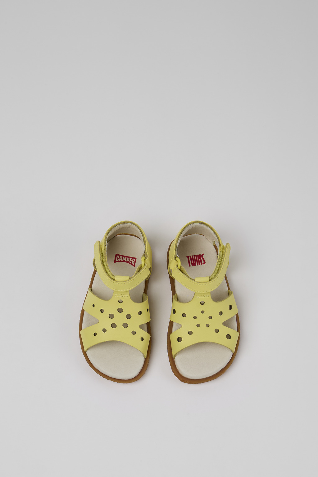 YELLO / INK PLATFORM SANDALS