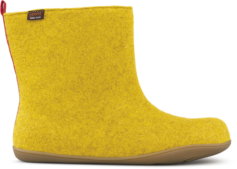 Camper WABI Yellow Ankle Boots Women 46646-003