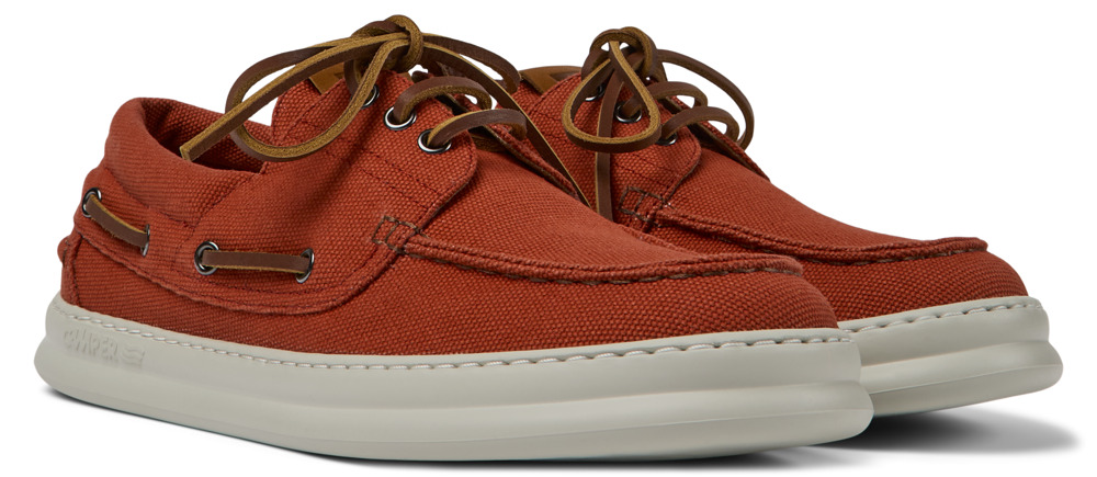 Pre-owned Camper Mokassins Runner Four Rot