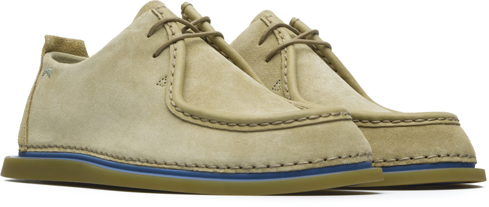 camper nixie beige flat shoes women k200347-001